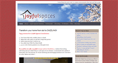 Desktop Screenshot of creatingjoyfulspaces.com