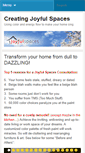 Mobile Screenshot of creatingjoyfulspaces.com
